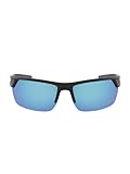 Columbia Men's Peak Racer Polarized Rectangular Sunglasses, Matte Black, 70 mm