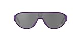 Oakley Men's OO9467 CMDN Rectangular Sunglasses, Electric Purple/Prizm Black, 33 mm