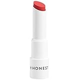 Honest Beauty Moisturizing Vegan Tinted Lip Balm | Antioxidant-rich Acai Extracts + Avocado Oil | Paraben Free + Cruelty Free | Fruit Punch