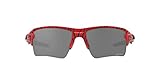 Oakley Men's OO9188 Flak 2.0 XL Rectangular Sunglasses, Red Tiger/Prizm Black, 59 mm