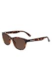 Columbia Women's Cove Dome Polarized Cat Eye Sunglasses, Shiny Tortoise/Brown Gradient Lens, One Size