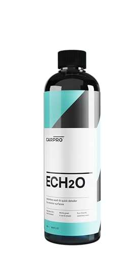 CARPRO ECH2O Waterless Wash, High Gloss Detail Spray, Rinse-Less Wash, and Clay Lubricant Concentrate - 500 mL (17oz)