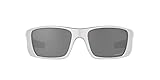 Oakley Men's OO9096 Fuel Cell Rectangular Sunglasses, X Silver/Prizm Black, 60 mm