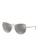 Michael Kors 58 mm La Paz Cat Eye Metal Sunglasses MK1062 Rose Gold/Silver Mirror One Size