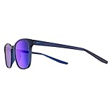 Nike CT8128-416 Session M Sunglasses Matte Midnight Navy Frame Color, Grey with Blue Mirror Lens Tint