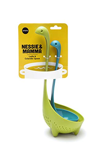 OTOTO The Original Nessie Ladle - Soup Ladle, Cute Gifts, Funny Kitchen Gadgets, Loch Ness design, Cooking Gifts for Mom - Cute and Practical Kitchen Utensils - Unique Gifts