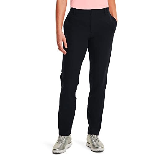 Under Armour Womens Links Pants , Black (001)/Jet Gray , 6