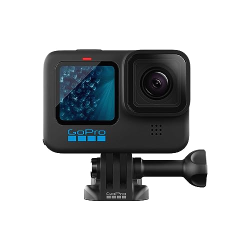 GoPro HERO11 Black - Waterproof Action Camera with 5.3K60 Ultra HD Video, 27MP Photos, 1/1.9' Image Sensor, Live Streaming, Webcam, Stabilization