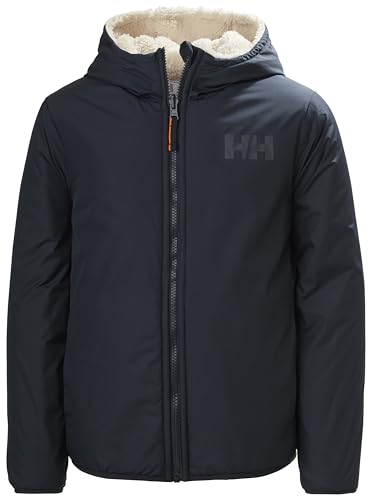 Helly Hansen Kids' Big Juniors Champ Reverisble Fleece Jacket, 597 Navy, Size 14