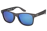 Caterpillar Blinding Polarized Sunglasses Square, Rubberized Matte Gray, 54 mm