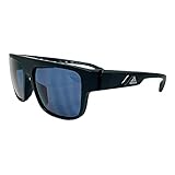 Adidas Sports Sunglasses For Men and Women Ideal for Driving Fishing Cycling and Running, UV Protection SP0037/S (Matte Black/Grey)