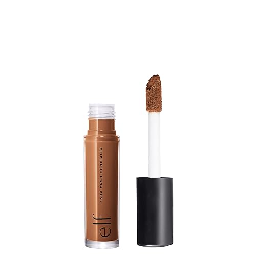 e.l.f. 16HR Camo Concealer, Full Coverage & Highly Pigmented, Matte Finish, Deep Cinnamon, 0.203 Fl Oz (6mL)