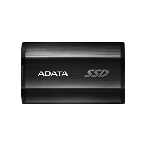 ADATA SE800 1TB IP68 Rugged - Up to 1000 MB/s- SuperSpeed USB 3.2 Gen 2 USB-C External Portable SSD Black (ASE800-1TU32G2-CBK)