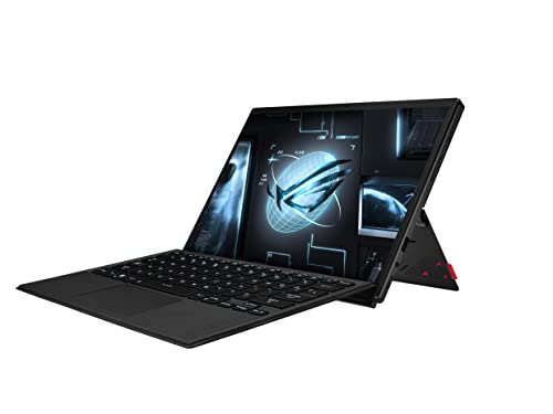 ASUS ROG Flow Z13 (2022) Gaming Laptop Tablet, 13.4” 120Hz FHD+ Display, NVIDIA GeForce RTX 3050,Core i7-12700H, 16GB LPDDR5, 512GB PCIe SSD, Free Bundle Detachable RGB Keyboard, GZ301ZC-PS73, Black