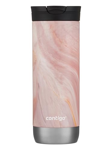 Contigo Matterhorn Vaccum Insulated Stainless Steel Water Bottle with Leak-Proof Chug Cap, Drinks Stay Cold up to 24 Hours or Hot up to 10 Hours, Fits Most Cup Holders, 20oz Nightflower