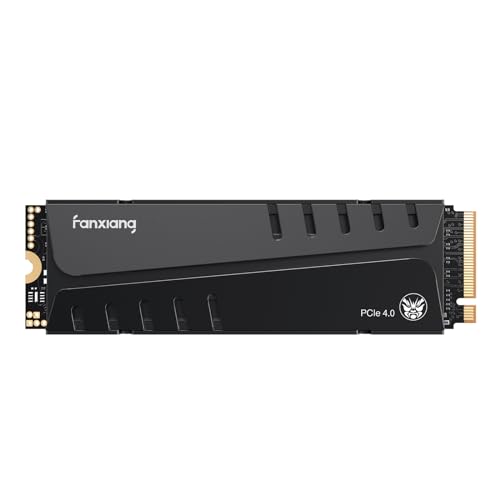 fanxiang S770 1TB NVMe M.2 SSD for PS5 - with Heatsink and DRAM, Up to 7300MB/s, PCIe 4.0, Suitable for Playstation 5 Memory Expansion, Game Enthusiasts, IT Professionals