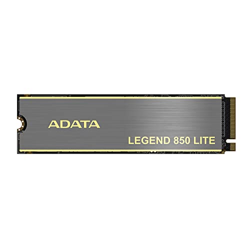 ADATA 1TB SSD Legend 850 LITE, NVMe PCIe Gen4 x 4 M.2 2280 Internal Solid State Drive, Speed up to 5,000MB/s, Storage for Gaming and PC Upgrades, High Endurance with 3D NAND