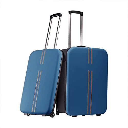 Gujuja 1 Pack Collapsible Carry On Luggage Robust and Durable Suitcases with Wheels Travel Suitcase for 20 Inch