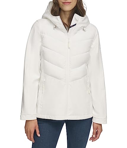 Tommy Hilfiger Mixed Media Active Jacket White MD (US 8-10)