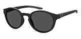 Under Armour UA 0006/S Round Sunglasses, Matte Black/Grey, 52mm, 22mm