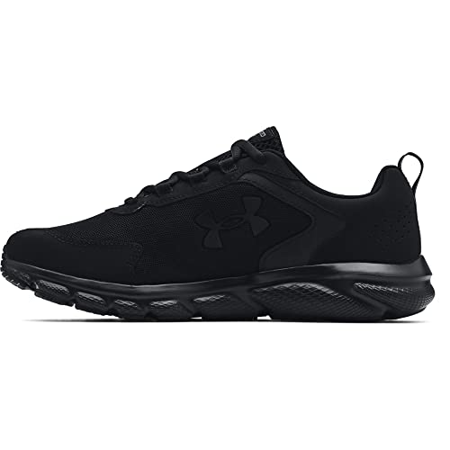 Under Armour Men's Charged Assert 9, Black (002)/Black, 11.5 X-Wide US