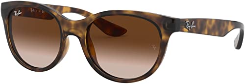 Ray-Ban Junior Kids' RJ9068S Butterfly Sunglasses, Havana/Brown Gradient Dark Brown, 47 mm