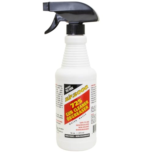 SLIP 2000 725 Gun Cleaner and Degreaser, Removes Deposits of Carbon, Grease, Grime, All Purpose Gun Cleaner, Trigger Spray Bottle, 16 fl oz