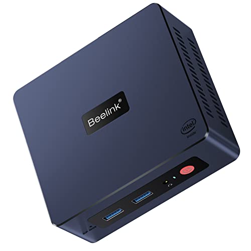 Beelink Mini PC, Mini S Intel 11th Gen 4-Cores N5095, Mini Desktop Computer 8GB DDR4 RAM 128GB SSD, Mini Computer Dual HDMI 4K UHD/Gigabit Ethernet/Dual WiFi/BT4.0/W-11 Pro/HTPC/Family-NAS