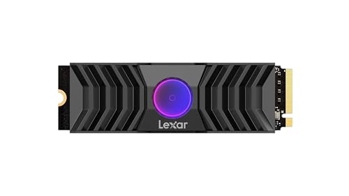 Lexar 2TB NM1090 w/HeatSink SSD PCIe Gen5x4 NVMe M.2 2280 Internal Solid State Drive, Up to 12,000/11,000 MB/s Read/Write, Gaming, Photography, Video Editing & Design, Black (LNM1090002T-RNANU)