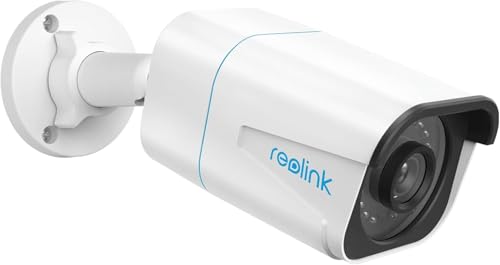 REOLINK Security Camera Outdoor System 4K, Surveillance IP PoE with Human/Vehicle/Pet Detection, 25FPS Daytime, 100F IR Night Vision, Up to 256GB microSD Card, RLC-810A, Audio and Motion Alert