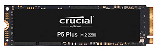 Crucial P5 Plus 1TB PCIe Gen4 3D NAND NVMe M.2 Gaming SSD, up to 6600MB/s - CT1000P5PSSD8 Solid State Drive