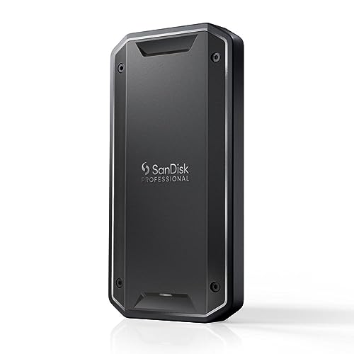 SanDisk Professional 1TB PRO-G40 SSD - Up to 3000MB/s, Thunderbolt 3 (40Gbps), USB-C (10Gbps), IP68 dust/Water Resistance, External Solid State Drive - SDPS31H-001T-GBCND