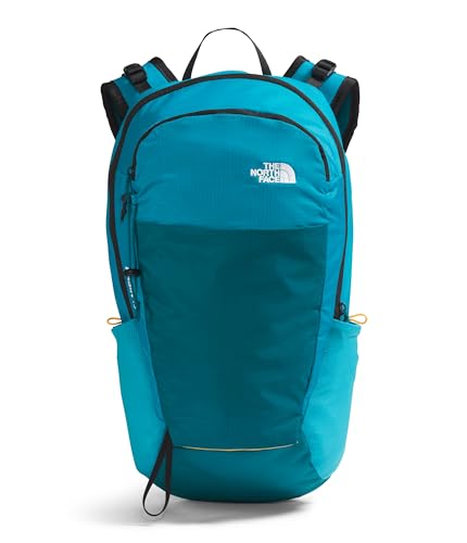 THE NORTH FACE Basin 18 Liter Technical Daypack with Rain Cover, Sapphire Slate/Blue Moss, One Size