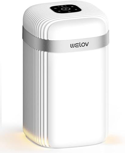 WELOV Air Purifiers for Bedroom: H13 True HEPA Air Purifiers for Pets Allergies Asthma, Air Cleaner for Nursery Removal to 0.1 Microns, 23db Quiet, Night Light, Removes Pet Dander Pollen Smoke Dust