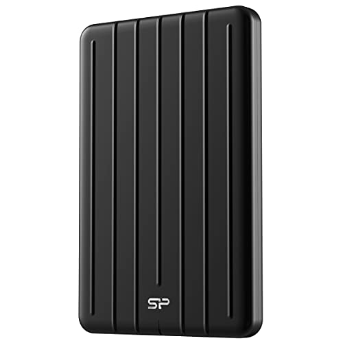 Silicon Power 1TB Rugged Portable External SSD USB 3.2 Gen 2 (USB3.2) with USB-C to USB-C/USB-A Cables, Ideal for PC, Mac, Xbox and PS4, PS5 Bolt B75 Pro