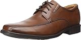 Clarks Men's Tilden Walk Oxford, Dark Tan Leather, 9.5 W US