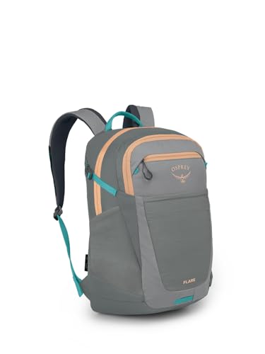 Osprey Flare Everyday Laptop Backpack, Medium Grey/Coal Grey