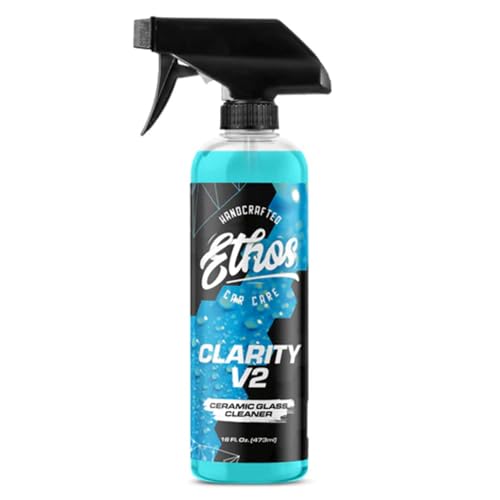 Ethos Clarity V2 - Ceramic Glass Cleaner - Glass Water Repellant Windows Ceramic Glass Coating Rain Repellent For Car Water Repellent & Protective Coating