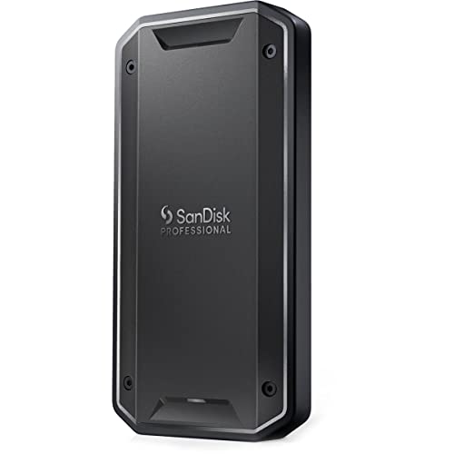 SanDisk Professional 2TB PRO-G40 SSD - Up to 2700MB/s, Thunderbolt 3 (40Gbps), USB-C (10Gbps), IP68 dust/Water Resistance, External Solid State Drive - SDPS31H-002T-GBCND