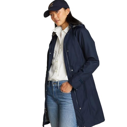 Eddie Bauer Women's Girl on the Go Trench Coat, Twilight, Medium