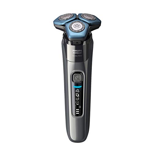 Philips Norelco Shaver 7100, Rechargeable Wet & Dry Electric Shaver with SenseIQ Technology and Pop-up Trimmer for Male S7788/82