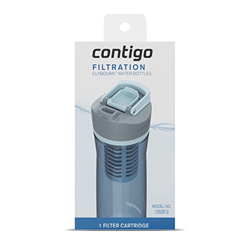 Contigo Clybourn Beverage|Water Bottles, One Size, Blue/Gray