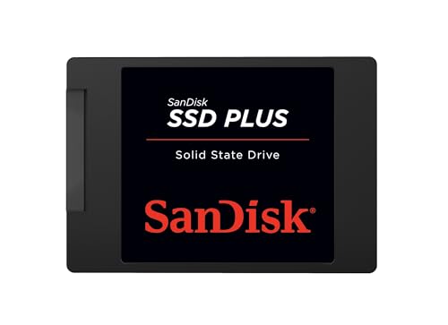 SanDisk SSD PLUS 1TB Internal SSD - SATA III 6 Gb/s, 2.5'/7mm, Up to 535 MB/s - SDSSDA-1T00-G27