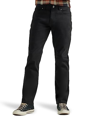 Lee Men's Extreme Motion Athletic Taper Jean, Black