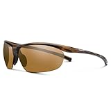 Suncloud Zephyr Polarized Sunglasses – 100% UV Protection – Comfortable Fit, Trendy Design – for Men & Women - Tortoise + Polarized Brown Lenses