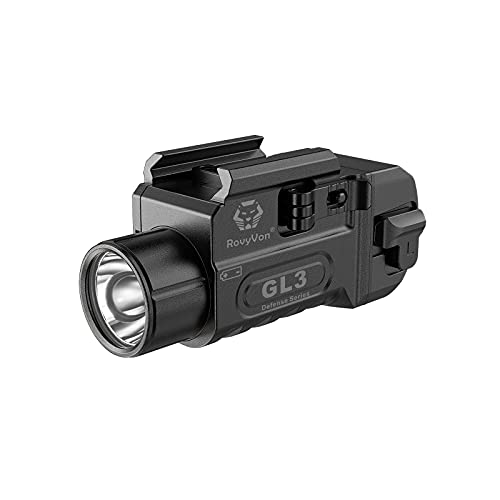 RovyVon GL3 700 Lumen Weaponlight, USB-C Rechargeable, Easy to Install Low-Profile Rail-Mounted Flashlight for GL Style, 1913 Picatinny