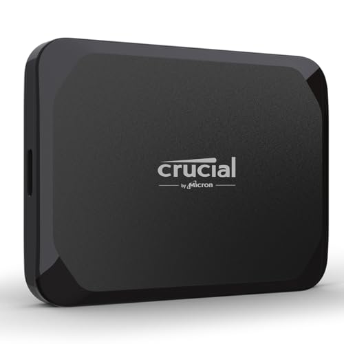 Crucial X9 4TB Portable SSD - Up to 1050MB/s Read - PC and Mac, Lightweight and Small with 3-Month Mylio Photos+ Offer - USB 3.2 External Solid State Drive - CT4000X9SSD902