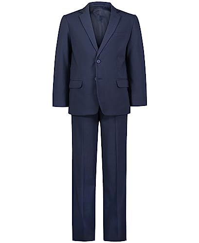 Nautica Boys' 2-Piece Formal Suit, Blue Houndstooth