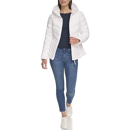 Tommy Hilfiger Women's Outerwear lightweight,White,M