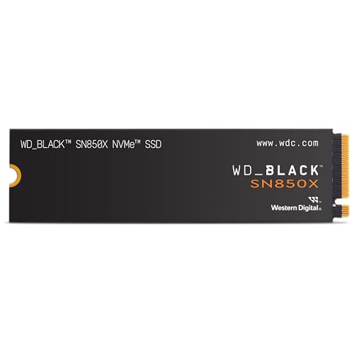 WD_BLACK 1TB SN850X NVMe Internal Gaming SSD Solid State Drive - Gen4 PCIe, M.2 2280, Up to 7,300 MB/s - WDS100T2X0E